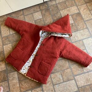 Etsy Brand Felted Wool Coat (size 4yrs)